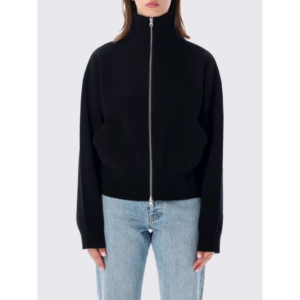 Extreme Cashmere Women Extreme Cashmere 100% Cashmere Turtleneck Zip Cardigan - Picture 1 of 3